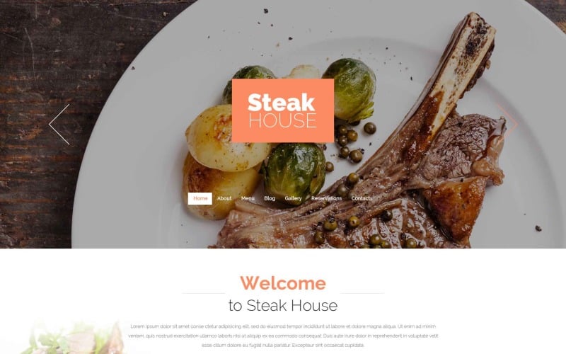 Cafe and Restaurant Drupal Template