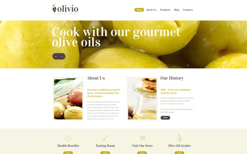 Food Store Drupal Template