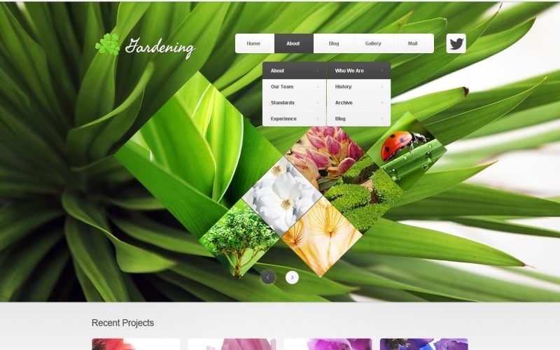 Garden Design Drupal Template