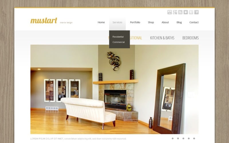 Interior Design Drupal Template