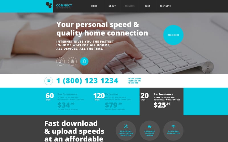 Internet Drupal Template