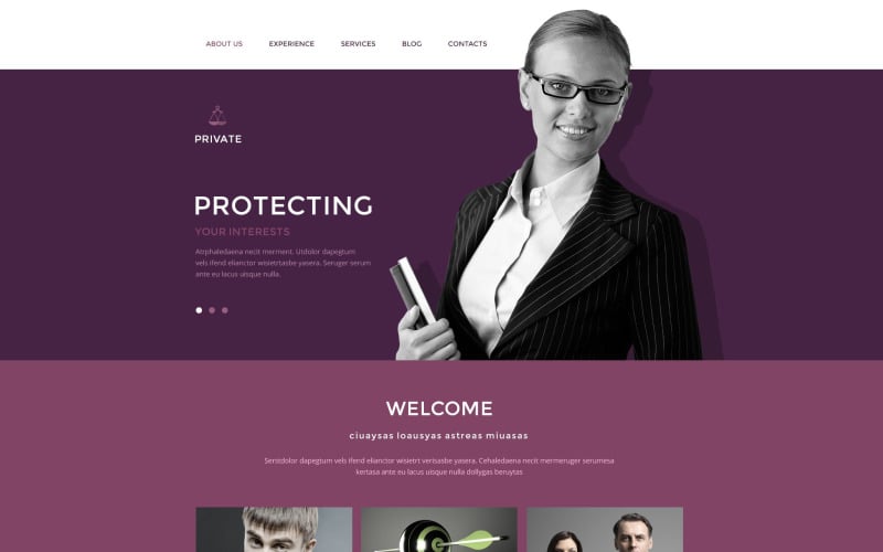 Law Office Drupal Template