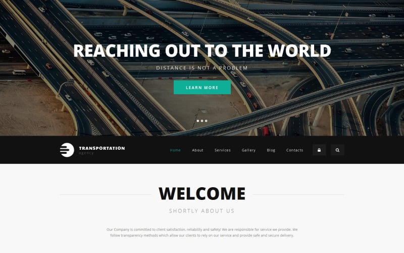 Logistics Agency Drupal Template