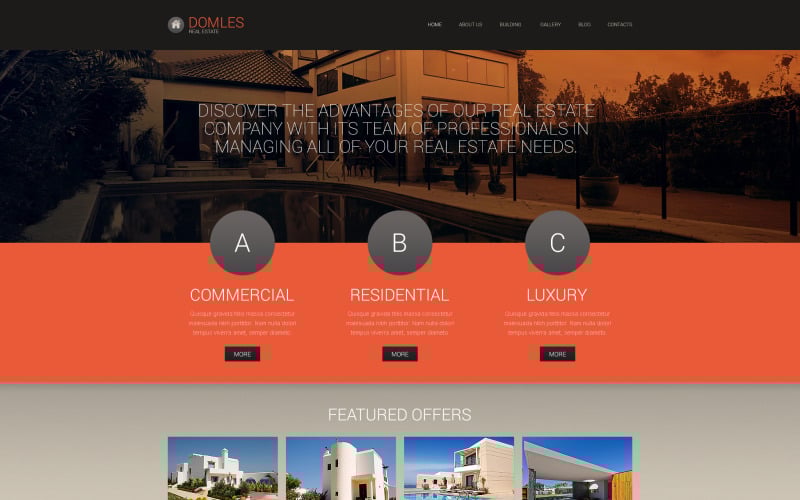 Real Estate Drupal Template