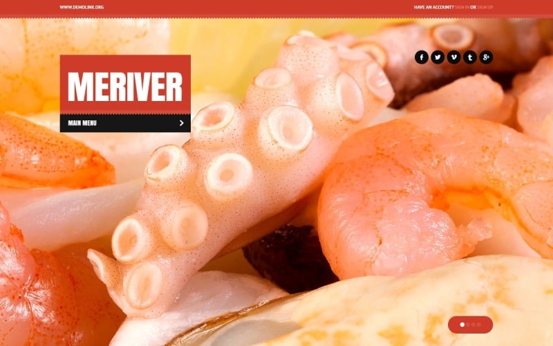Seafood Restaurant Drupal Template