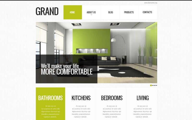 Special Interior Design Drupal Template