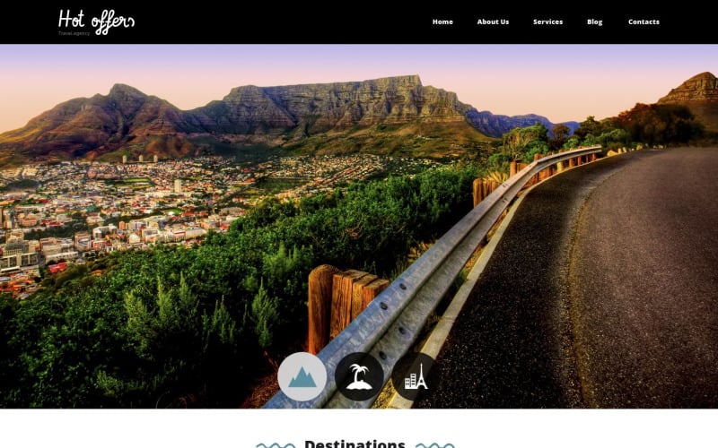 Travel Agency Responsive Drupal Template