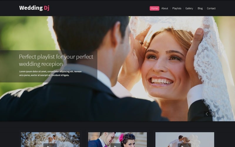 Wedding Planner Drupal Template