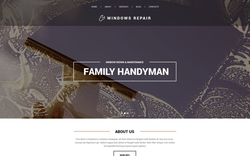 Window Repair Drupal Template