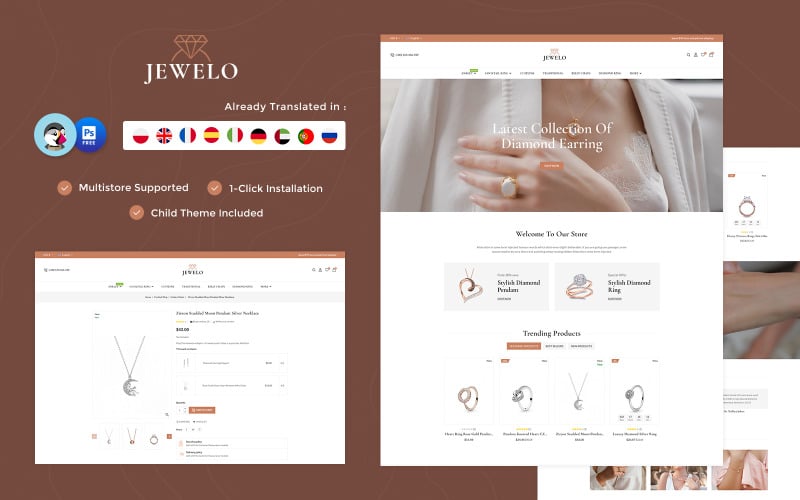 Jewelo - Jewellery And Accessories Multipurpose Responsive Prestashop Store