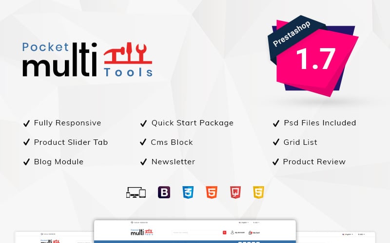 Pocket Multitools Store PrestaShop Theme