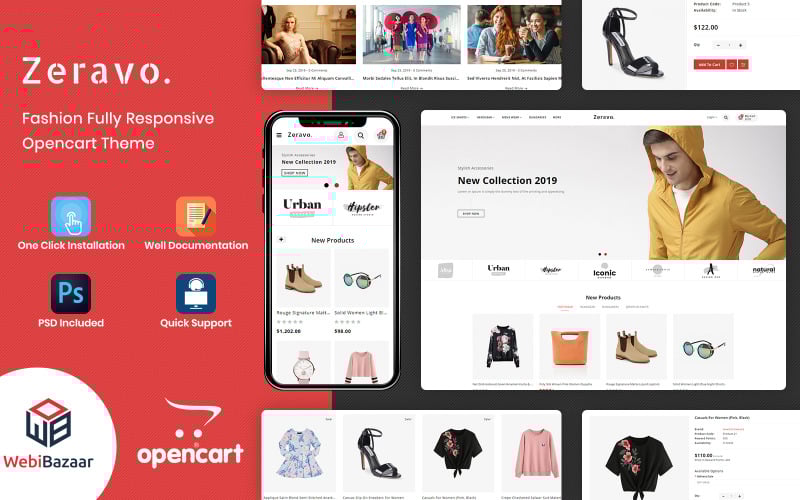 Zeravo - Fashion Responsive OpenCart Template