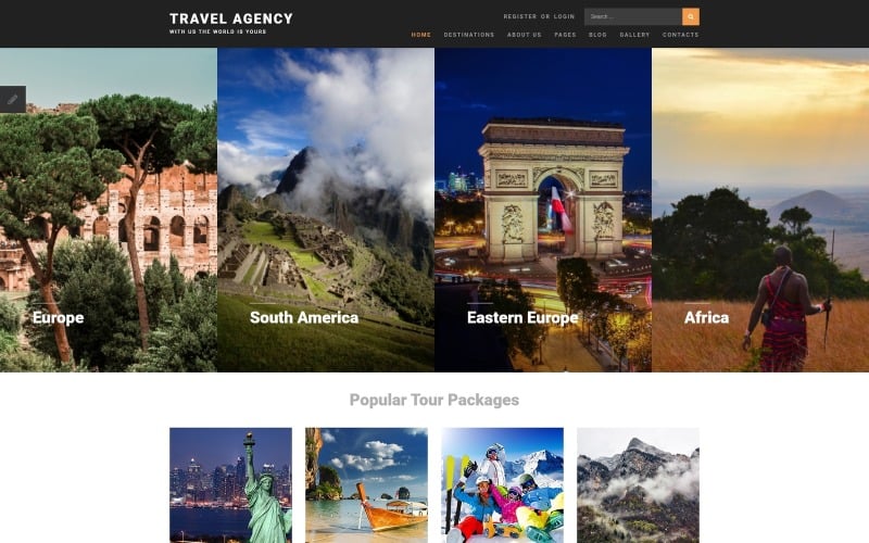 Travel Agency Joomla Template