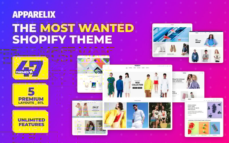 Apparelix - Clean Multipurpose Shopify Theme
