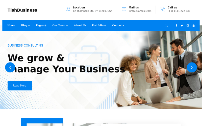 TishBusiness6 - Business WordPress Theme