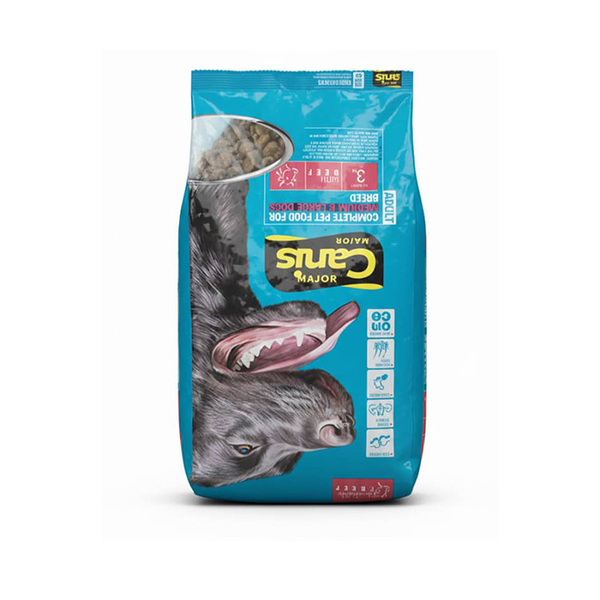 Dog Food Canis Major Beef - 3Kg