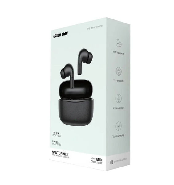 Green Lion Santorini 2 True Wireless Earbuds TWS