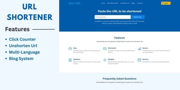 URL Shortener PHP Script