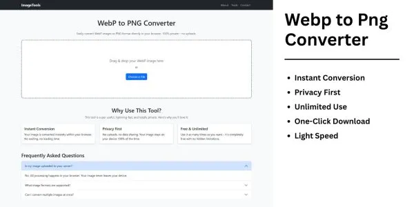 WebP to PNG Converter – Instant Online Tool