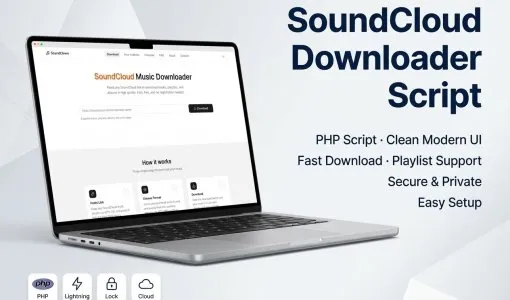 SoundDown – SoundCloud Music Downloader PHP Website