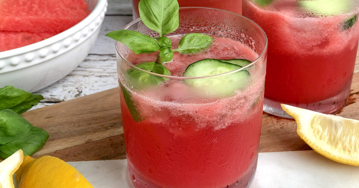 Watermelon Cucumber Lemonade The Paleo Diet®