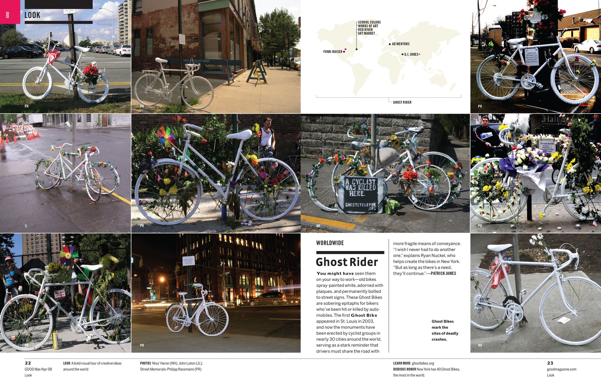 Opening spread