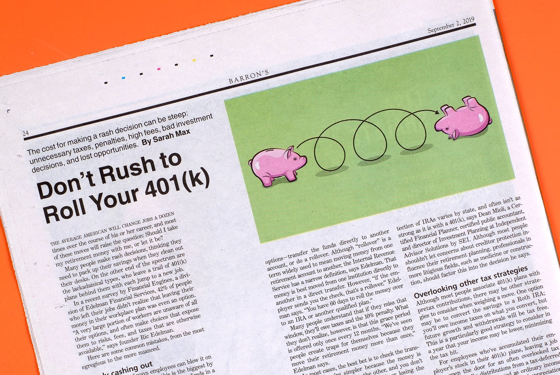 401(k) rollovers