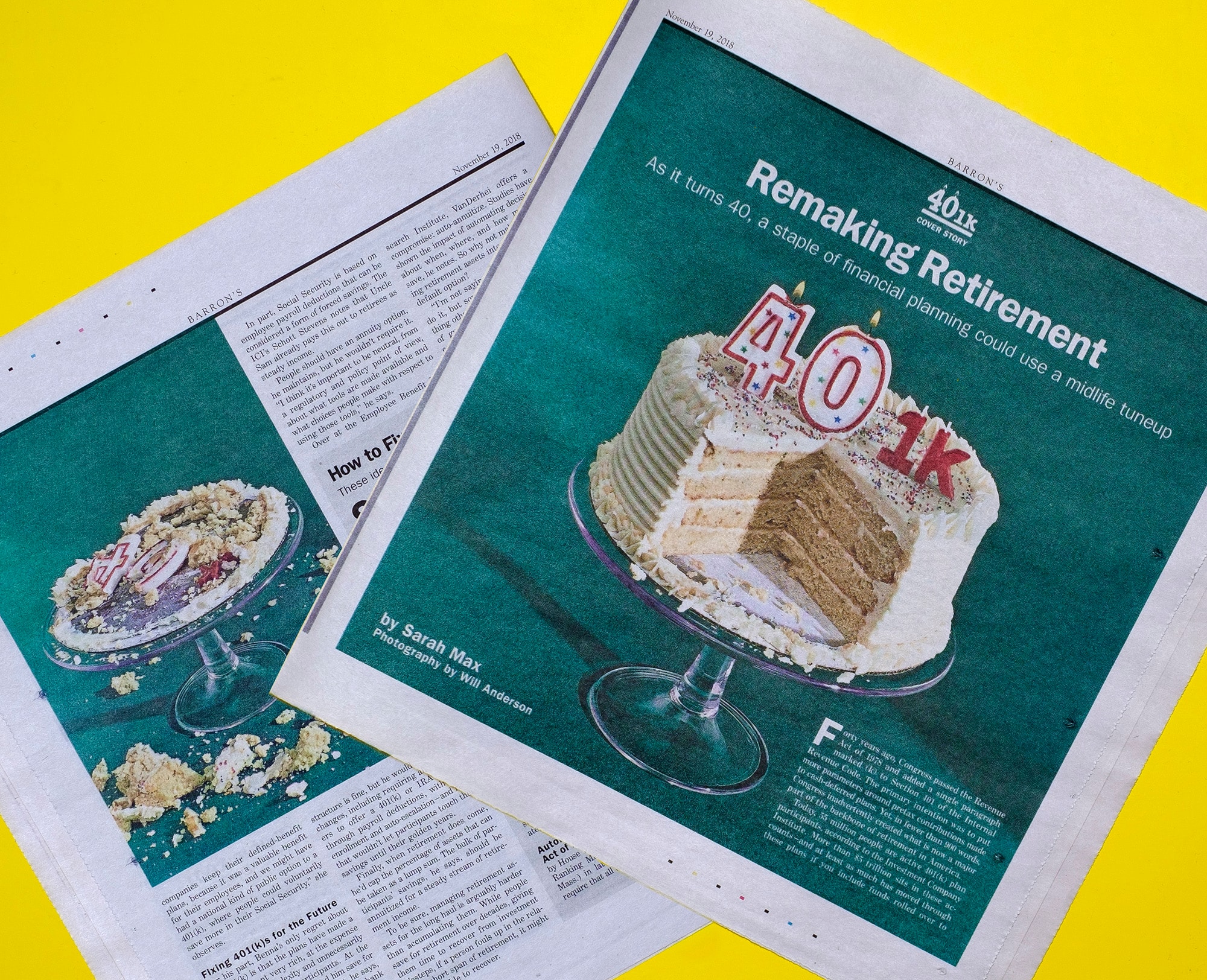 401(k) cover and interior spread