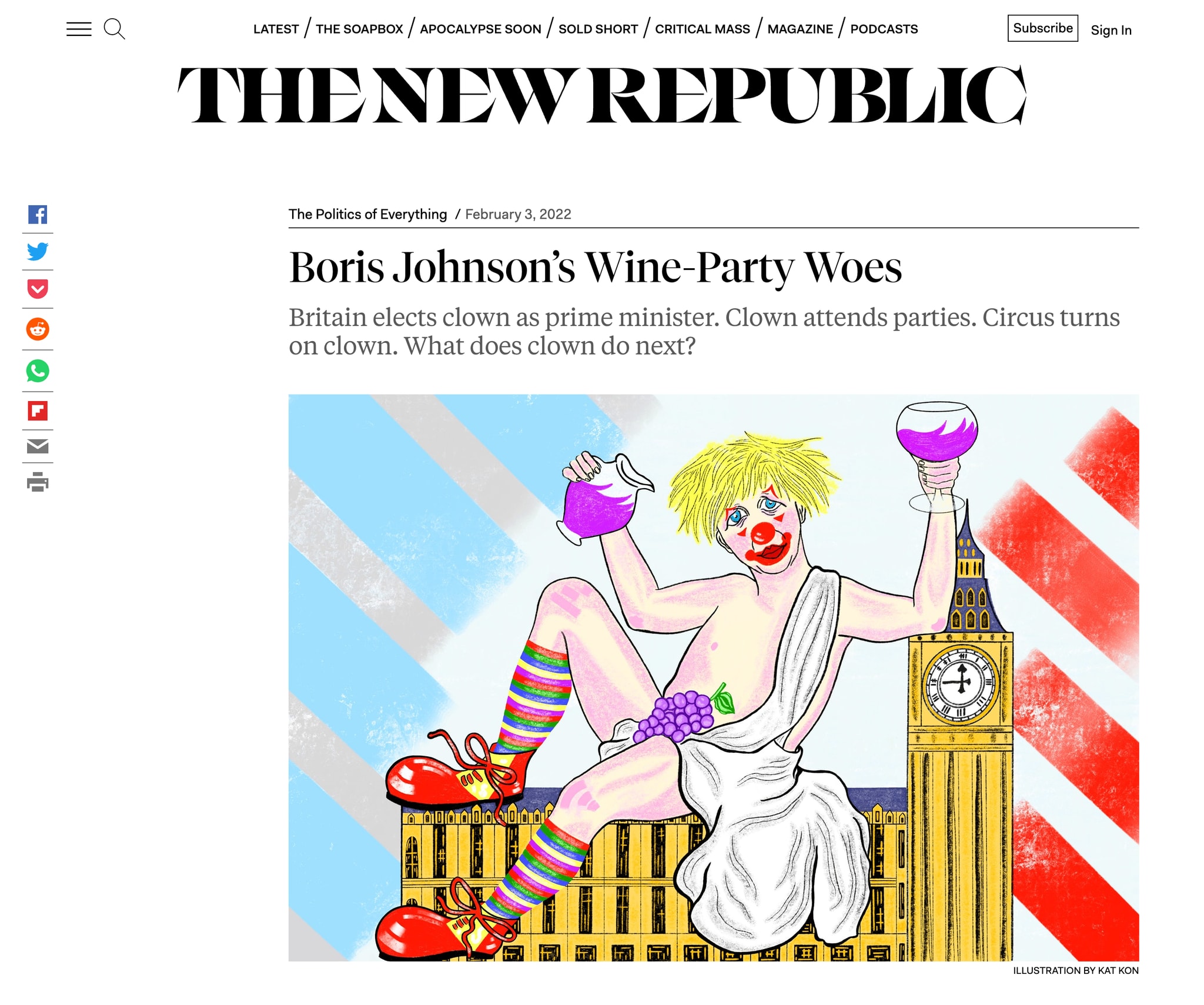 Illustration about Boris Johnson