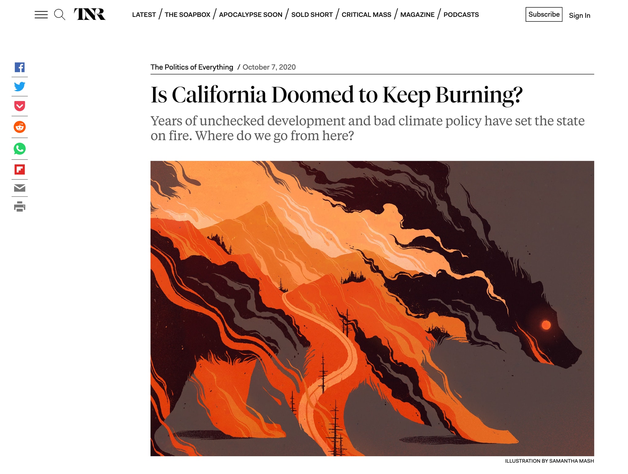 Illustration about California wild fires