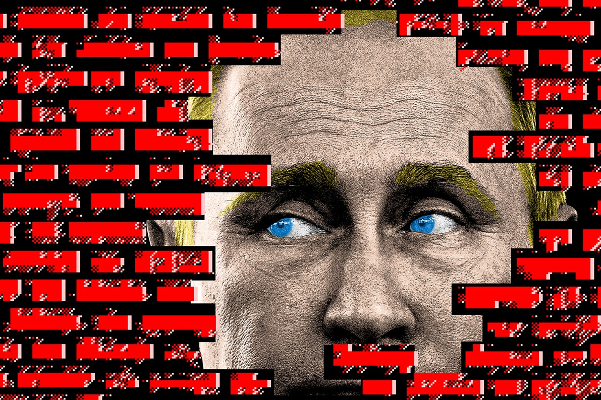 Putin being walled off