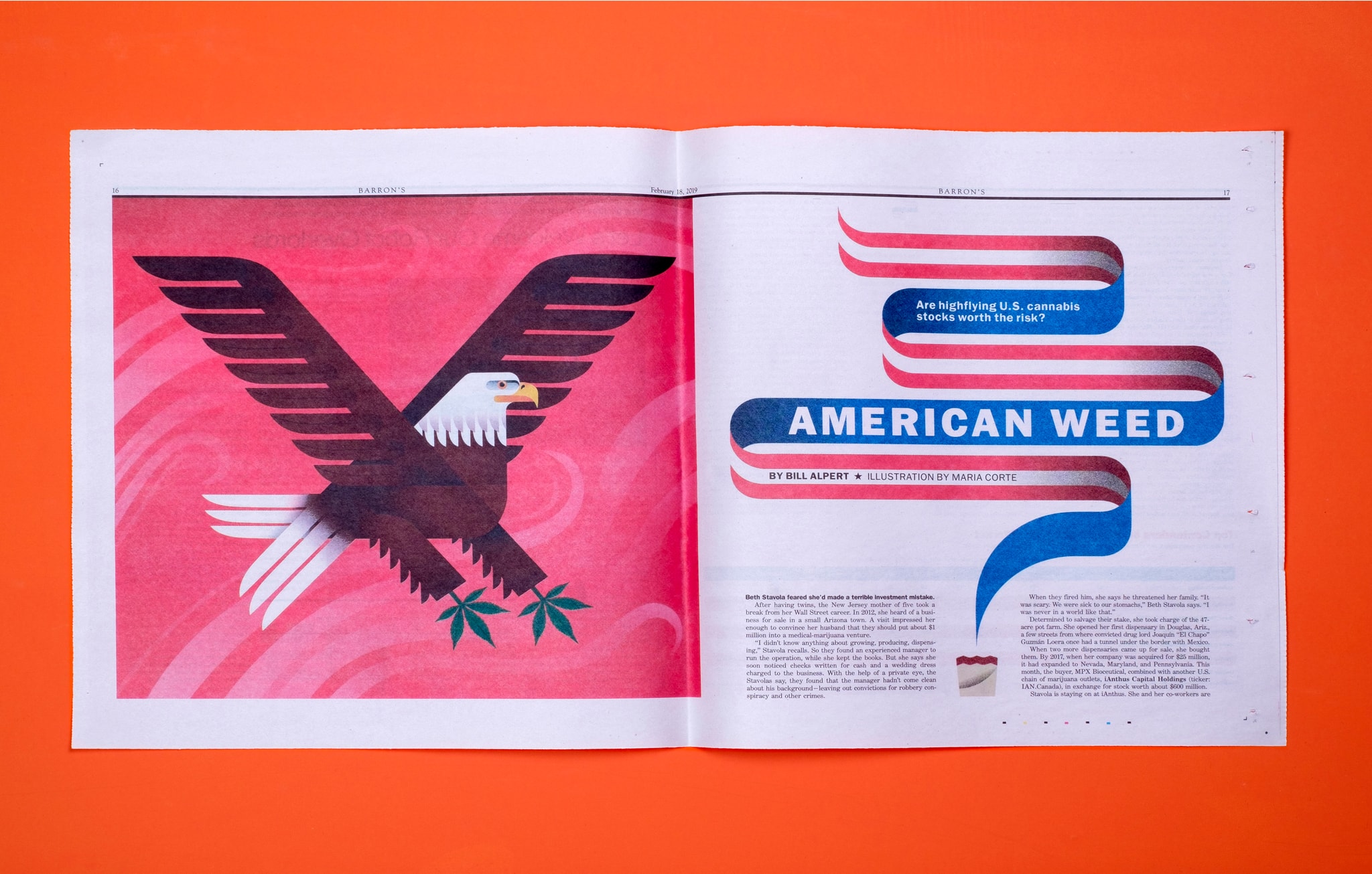 American Weed opening spread