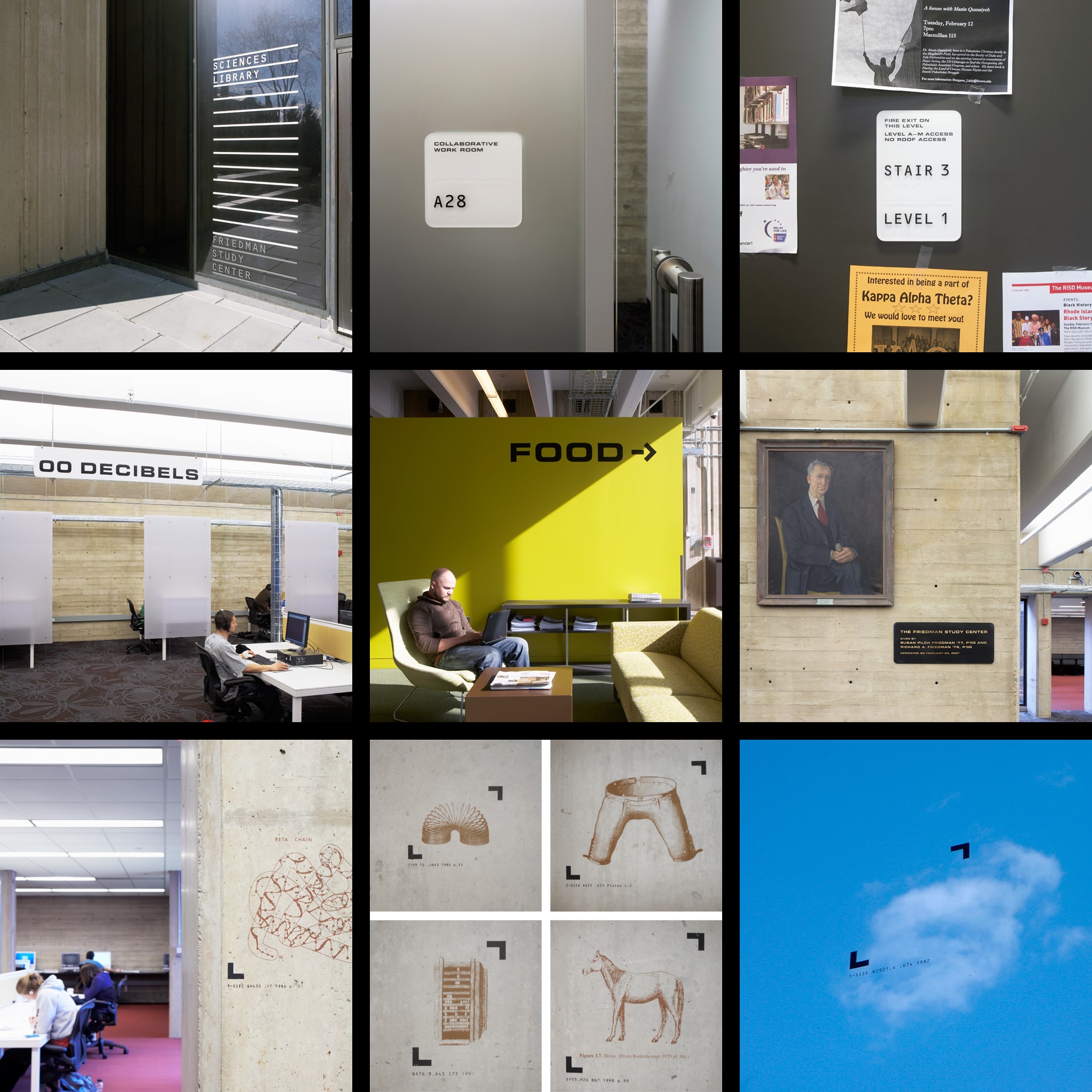Brown University signage system