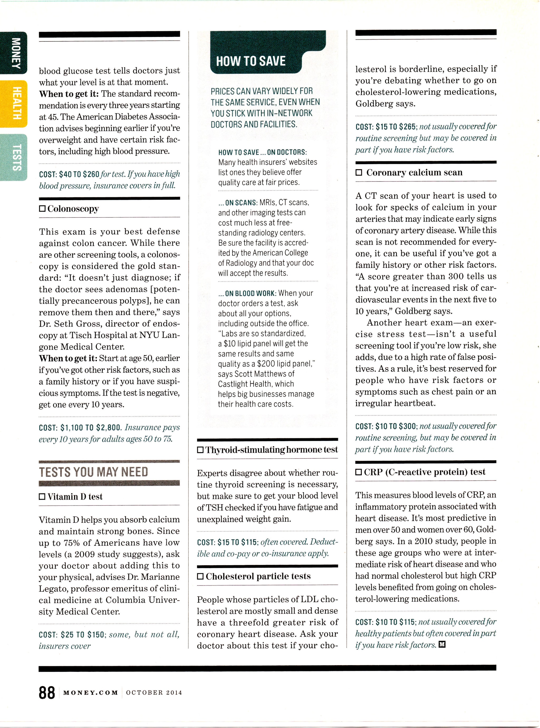 Tests third page