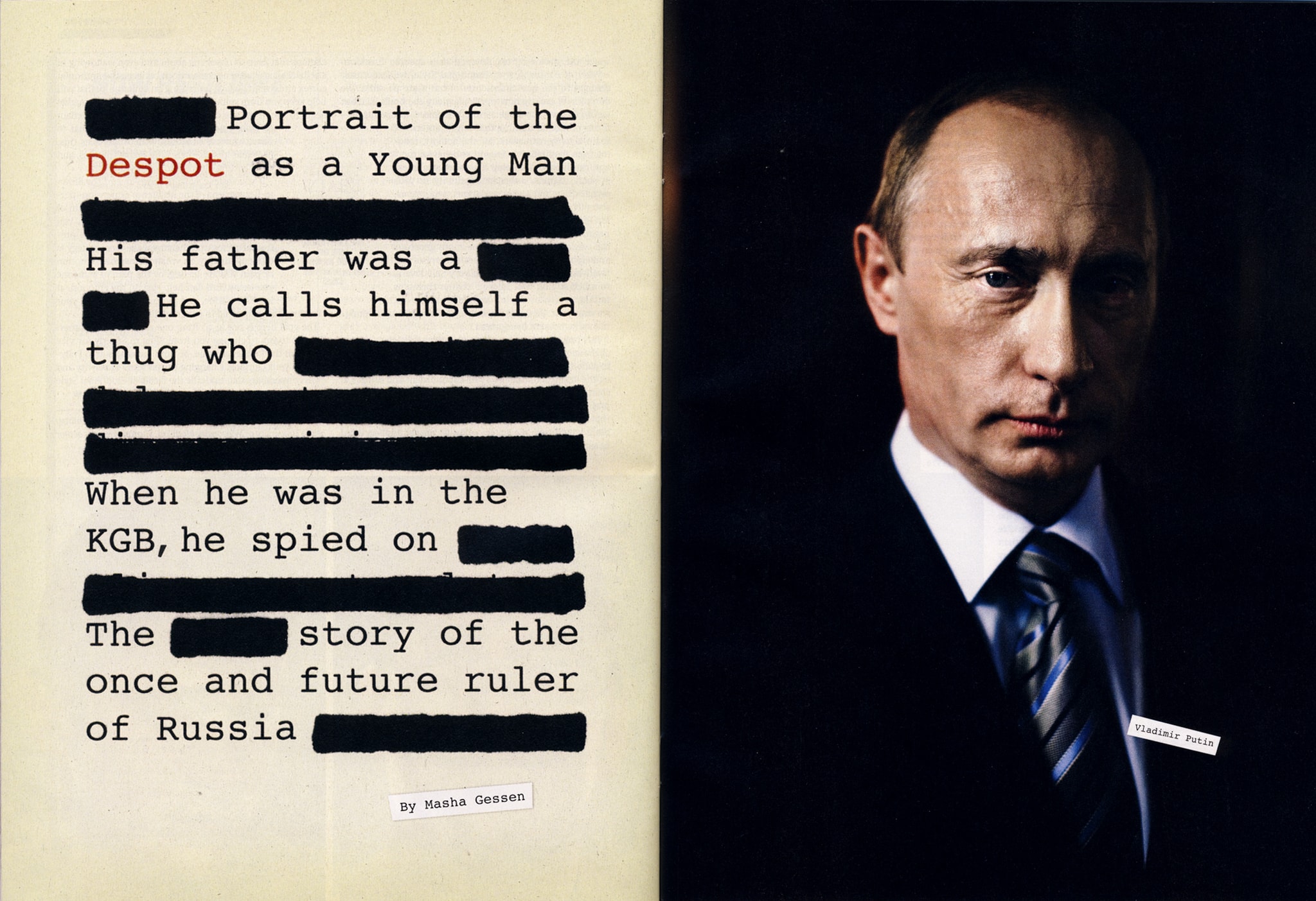 Putin opening spread