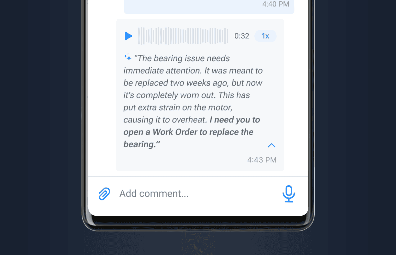 Transcrição Automática por IA para Áudios na Plataforma