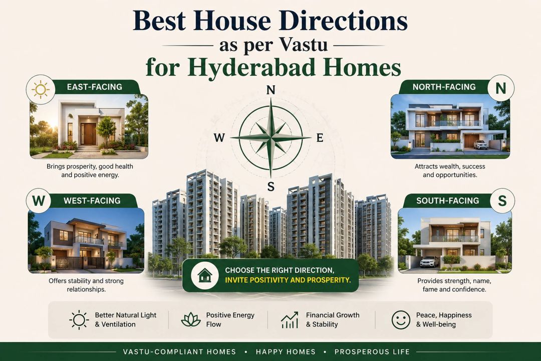 Best House Directions as per Vastu for Hyderabad Homes