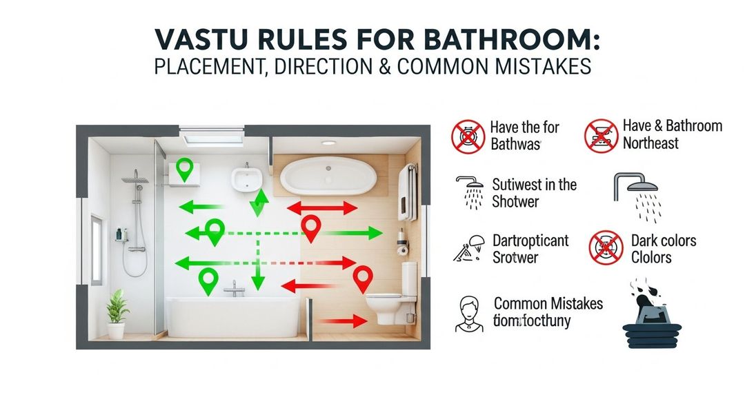 Vastu Rules for Bathroom: Placement, Direction & Common Mistakes
