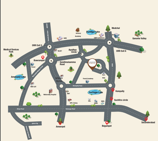 route map