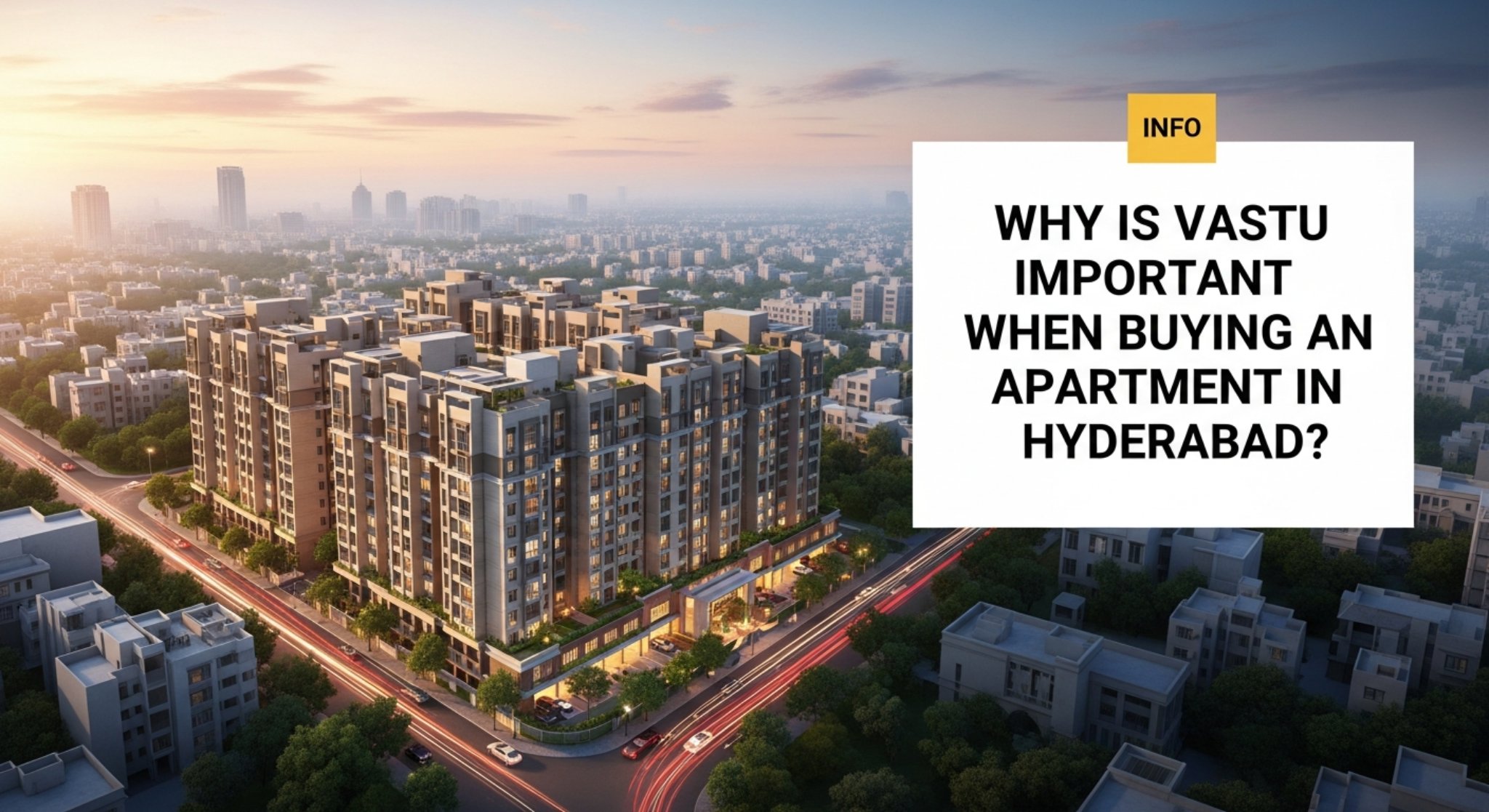 Apartment Vastu Hyderabad with proper entrance direction kitchen bedroom layout and ventilation