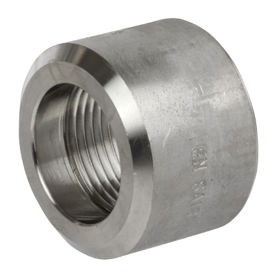 316/L Stainless Steel 3000# Forged Threaded Half Coupling