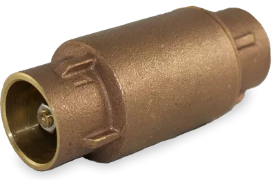1" Lead-Free Brass In-Line Spring Check Valve – Sweat Connection