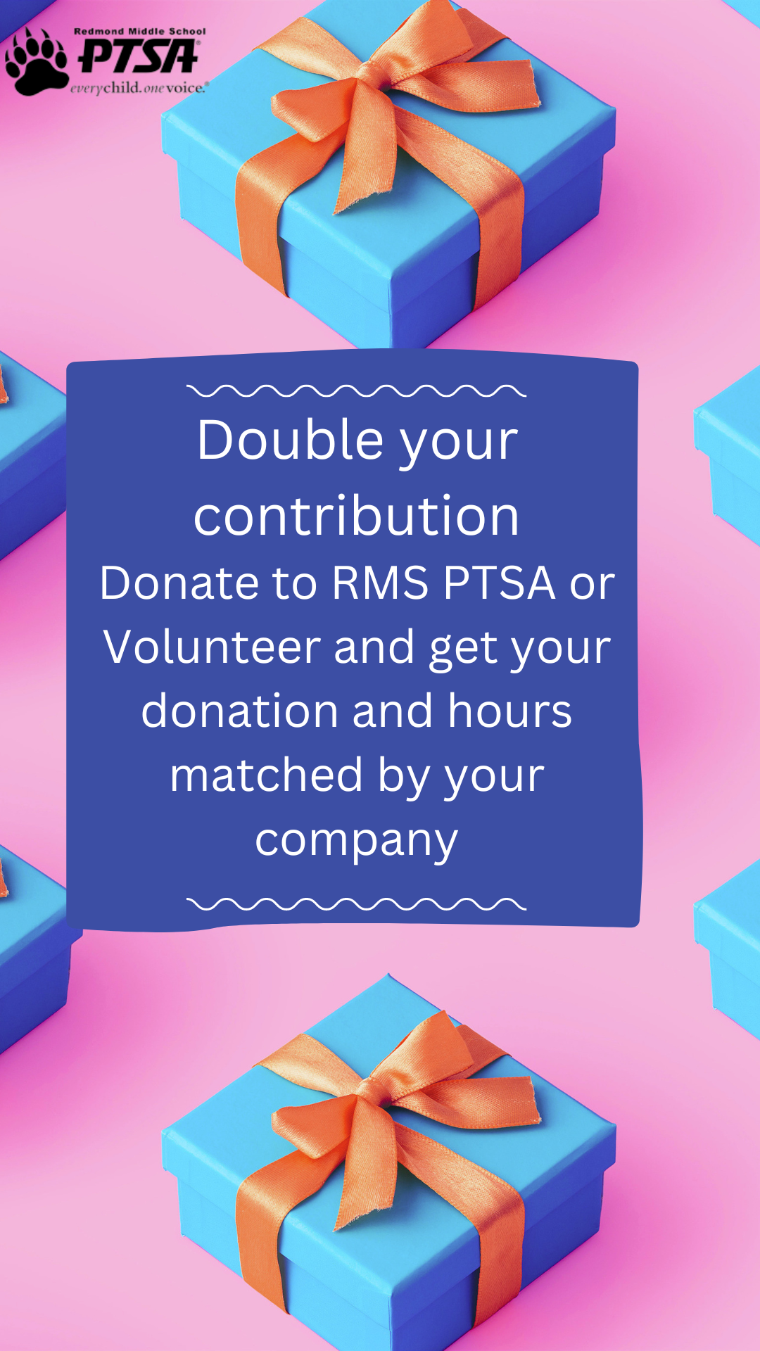 Double your contribution