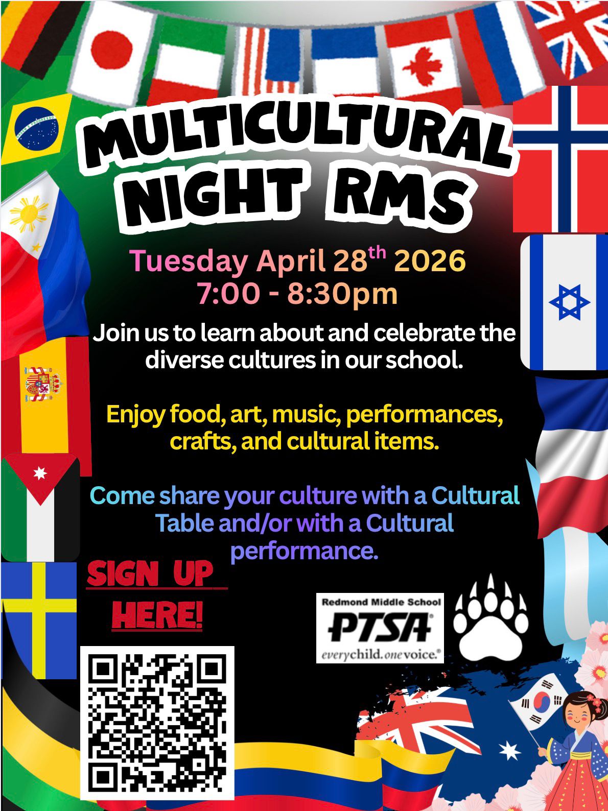 Multicultural Night Flyer