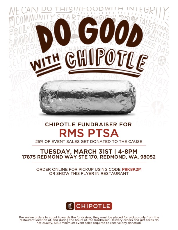 Chipotle Fundraiser Flyer