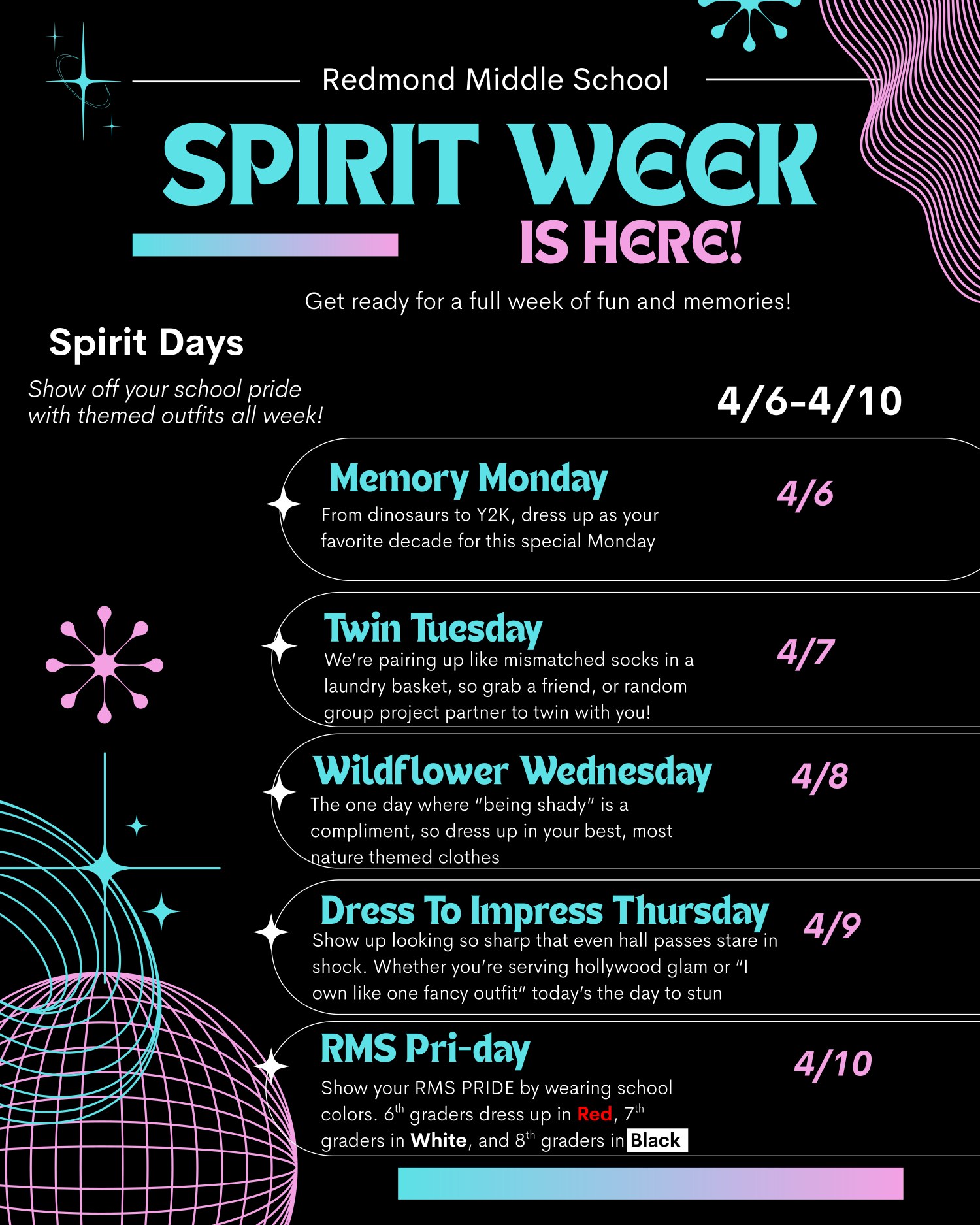 Spring Spirit Week