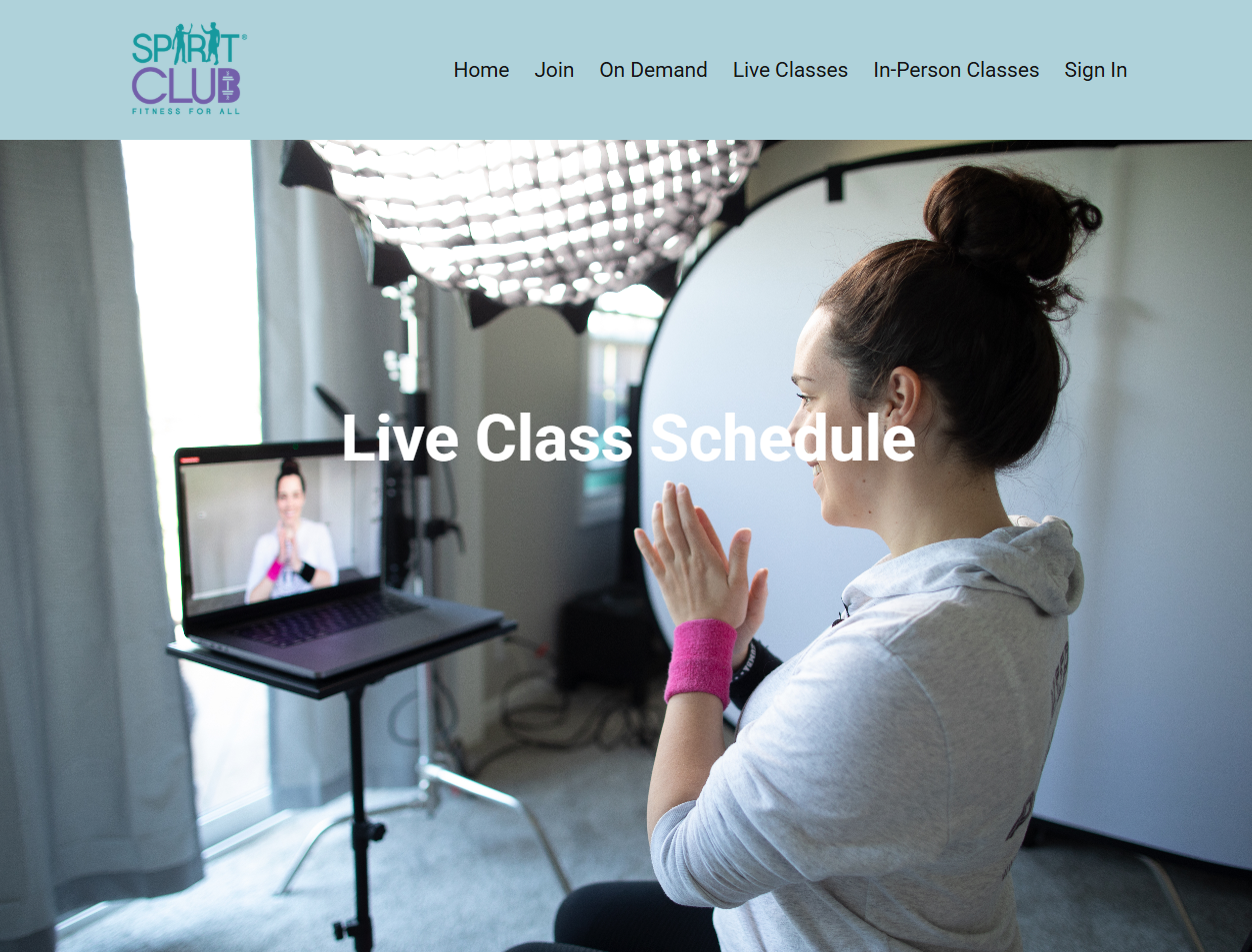 Live Class Schedule preview