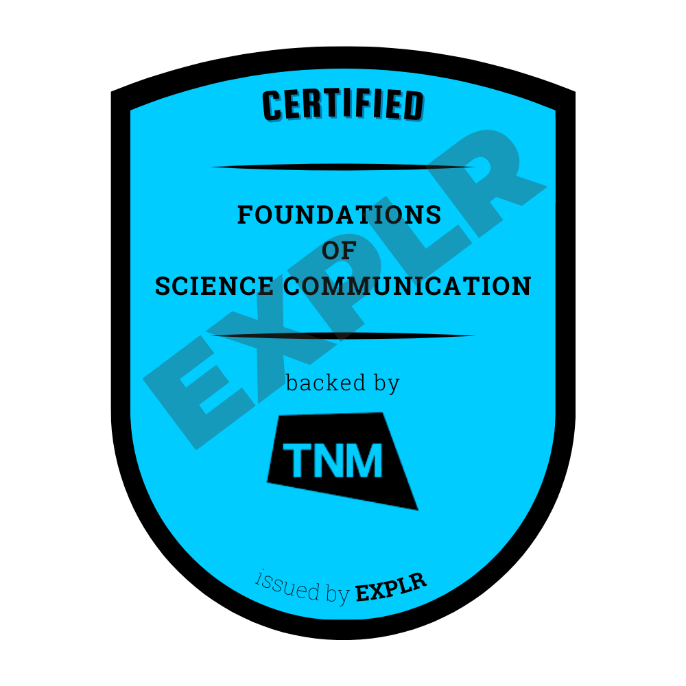Foundations of Science Communication Badge