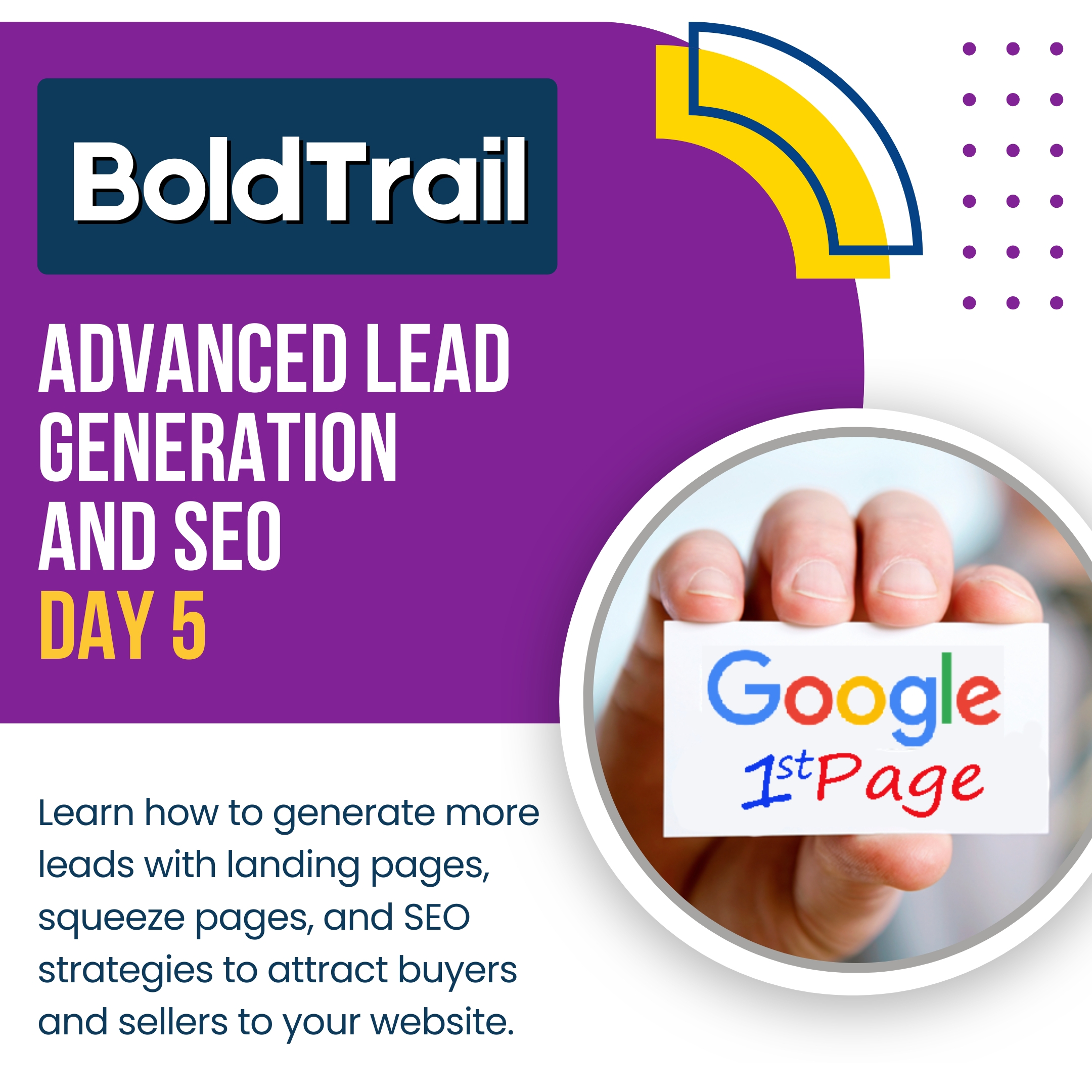 Advanced Lead Generation and Search Engine OptimizationPart 5