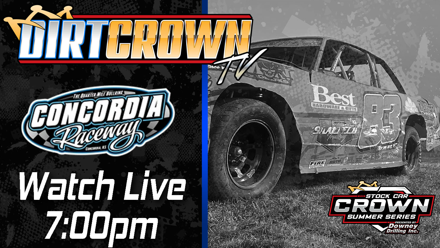 Replay: 7/19/25 Cloud County Fair Race Dirt Crown Stock Car Summer Series from Concordia Raceway
